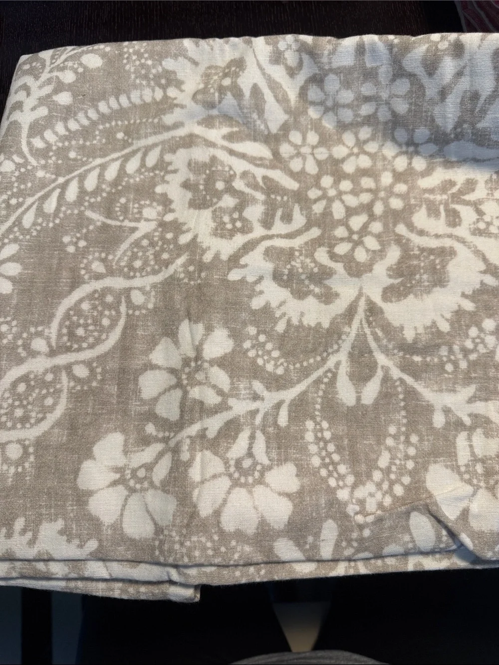 Pottery Barn Bernyce Table Throw NWOT 50” x 50” Flax